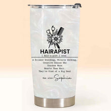 Load image into Gallery viewer, Personalized 20oz Stainless Steel Tumbler Custom Gift for Hairstylist
