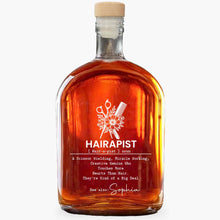 Load image into Gallery viewer, Personalized Whiskey Bottle Custom Name Gift for Hairstylist