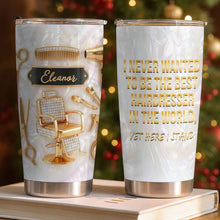Load image into Gallery viewer, Personalized 20oz Tumbler Custom Hairdresser Gift Idea