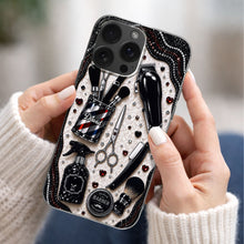 Load image into Gallery viewer, Personalized Clear Phone Case for Hair Stylist Custom Name Gift