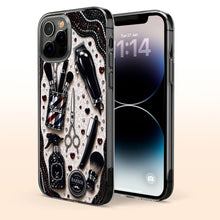 Load image into Gallery viewer, Personalized Clear Phone Case for Hair Stylist Custom Name Gift