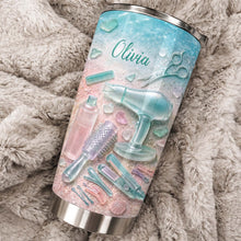 Load image into Gallery viewer, Personalized Stainless Steel Tumbler for Hairstylist Gift 20oz