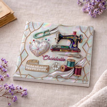 Load image into Gallery viewer, Personalized Ceramic Coaster Custom Design Gift for Mom