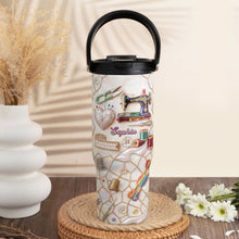 Load image into Gallery viewer, Personalized 30oz Stainless Steel Tumbler for Crafters Gift Idea