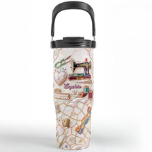 Load image into Gallery viewer, Personalized 30oz Stainless Steel Tumbler for Crafters Gift Idea