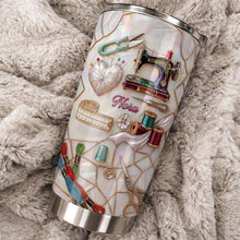 Load image into Gallery viewer, Personalized 20oz Tumbler for Sewers Custom Name Gift Idea