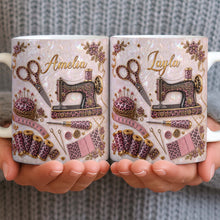 Load image into Gallery viewer, Personalized Leopard Print Coffee Mug Custom Name Gift for Mom