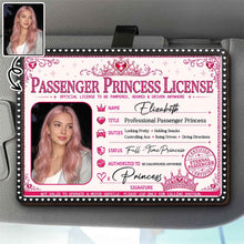 Load image into Gallery viewer, Personalized Car Visor Clip Custom Photo Crown Gift for Her