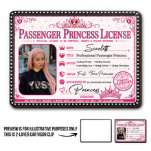 Load image into Gallery viewer, Personalized Car Visor Clip Custom Photo Crown Gift for Her