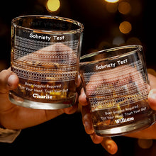 Load image into Gallery viewer, Personalized Whiskey Glass Custom Name Unique Gift for Him