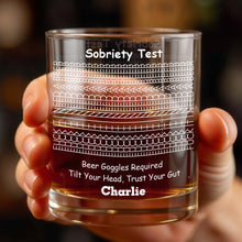 Load image into Gallery viewer, Personalized Whiskey Glass Custom Name Unique Gift for Him