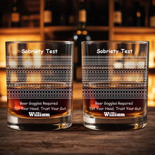 Load image into Gallery viewer, Personalized Whiskey Glass Custom Name Unique Gift for Him