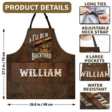 Load image into Gallery viewer, Personalized Apron with Custom Name for Dad & Grill Lovers