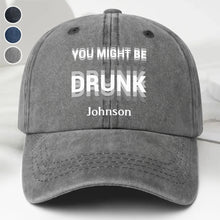Load image into Gallery viewer, Personalized Washed Denim Cap Custom Name Gift for Him