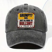 Load image into Gallery viewer, Personalized Washed Denim Cap Custom Name Funny Gift for Dad