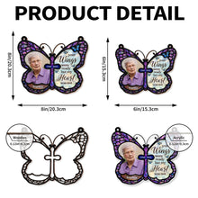 Load image into Gallery viewer, Personalized Butterfly Memorial Suncatcher Custom Photo Gift