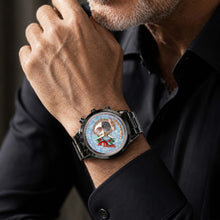 Load image into Gallery viewer, Personalized Men's Watch Custom Photo Gift for Dad Memorial