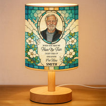 Load image into Gallery viewer, Personalized Memorial Fabric Lamp Doves Custom Name Gift