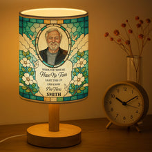 Load image into Gallery viewer, Personalized Memorial Fabric Lamp Doves Custom Name Gift