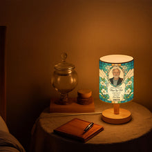 Load image into Gallery viewer, Personalized Memorial Fabric Lamp Doves Custom Name Gift