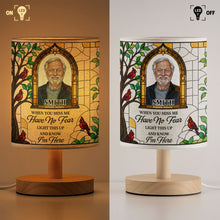 Load image into Gallery viewer, Personalized Memorial Fabric Lamp Custom Photo Gift for Family