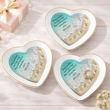 Load image into Gallery viewer, Personalized Heart Shaped Jewelry Dish Custom Name Gift for Memorial