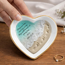 Load image into Gallery viewer, Personalized Heart Shaped Jewelry Dish Custom Name Gift for Memorial
