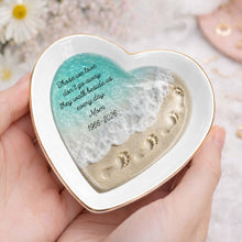 Load image into Gallery viewer, Personalized Heart Shaped Jewelry Dish Custom Name Gift for Memorial