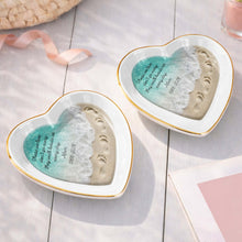 Load image into Gallery viewer, Personalized Heart Shaped Jewelry Dish Custom Name Gift for Memorial
