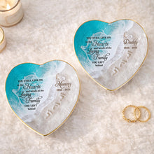 Load image into Gallery viewer, Personalized Heart-Shaped Jewelry Dish Custom Name Gift for Family