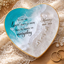 Load image into Gallery viewer, Personalized Heart Jewelry Dish Custom Name Gift for Mom
