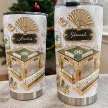 Load image into Gallery viewer, Personalized Mahjong Themed Tumbler Custom Name Gift for Hobbyists