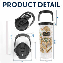 Load image into Gallery viewer, Personalized 30oz Mahjong Tumbler with Handle Gift for Game Lovers