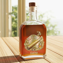 Load image into Gallery viewer, Personalized Whiskey Bottle Custom Name Home Bar Gift for Dad