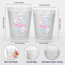 Load image into Gallery viewer, Personalized Frosted Cups Custom Name Gift for Mahjong Lovers