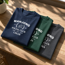 Load image into Gallery viewer, Personalized Mahjong Social Club T-shirt & Hoodie Custom Name Gift