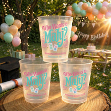 Load image into Gallery viewer, Personalized Frosted Cups Custom Name Gift for Mahjong Lovers