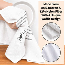 Load image into Gallery viewer, Personalized Mahjong Definition Kitchen Towel Gift for Hobbyists