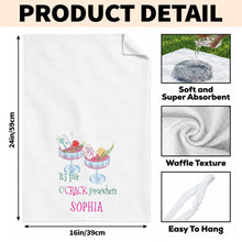 Load image into Gallery viewer, Personalized Kitchen Towel Custom Name Gift for Besties