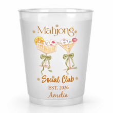 Load image into Gallery viewer, Personalized Frosted Cups for Mahjong Lovers & Game Night