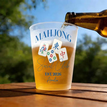 Load image into Gallery viewer, Personalized Frosted Cups Custom Design Mahjong Gift for Friends