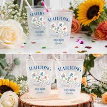 Load image into Gallery viewer, Personalized Frosted Cups Custom Design Mahjong Gift for Friends