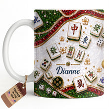 Load image into Gallery viewer, Personalized Mahjong Tiles Coffee Mug Custom Gift for Gamers