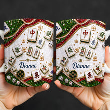 Load image into Gallery viewer, Personalized Mahjong Tiles Coffee Mug Custom Gift for Gamers