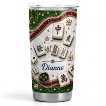 Load image into Gallery viewer, Personalized Mahjong Tile Design 20oz Stainless Steel Tumbler Gift