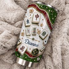 Load image into Gallery viewer, Personalized Mahjong Tile Design 20oz Stainless Steel Tumbler Gift