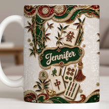 Load image into Gallery viewer, Personalized Mahjong Tile Coffee Mug Custom Name Gift for Mom