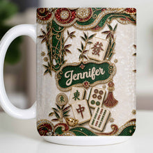 Load image into Gallery viewer, Personalized Mahjong Tile Coffee Mug Custom Name Gift for Mom