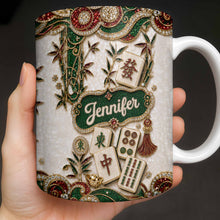 Load image into Gallery viewer, Personalized Mahjong Tile Coffee Mug Custom Name Gift for Mom