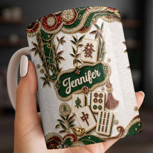 Load image into Gallery viewer, Personalized Mahjong Tile Coffee Mug Custom Name Gift for Mom